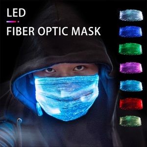 BRAND NEW White Fiber Optic LED face masks.